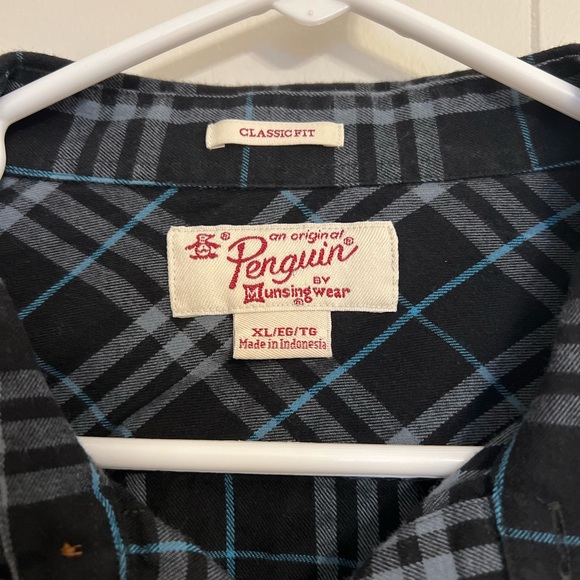 Original Penguin‎ flannel Shirt Sz XL - Picture 3 of 3